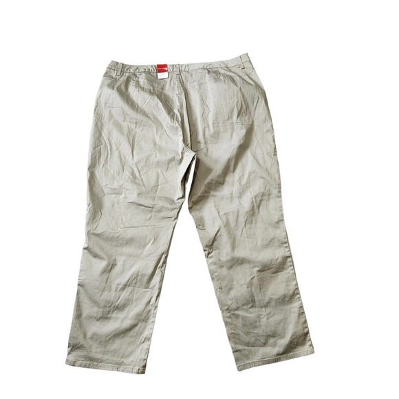 Gloria Vanderbilt Womens Pants Trousers Slacks Plus SZ 24W Tan Beige Career Wear - Picture 2 of 10